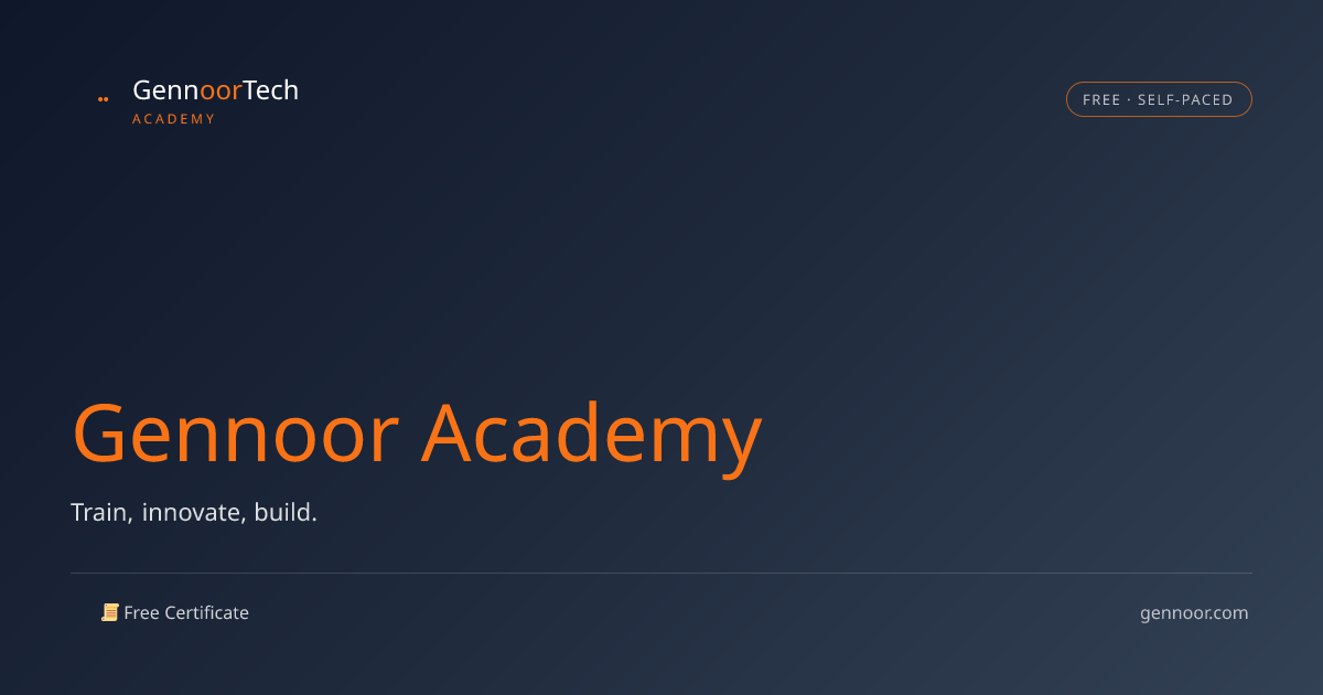 AI Literacy for Non-Technical Teams — Gennoor Academy